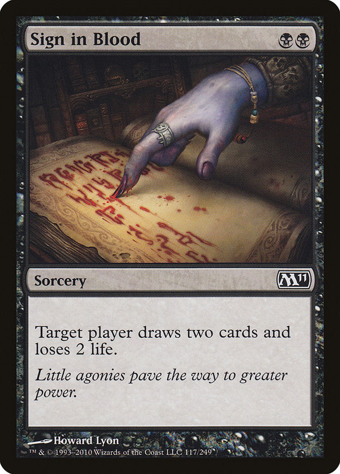 Sign in Blood [Magic 2011] | Impulse Games and Hobbies