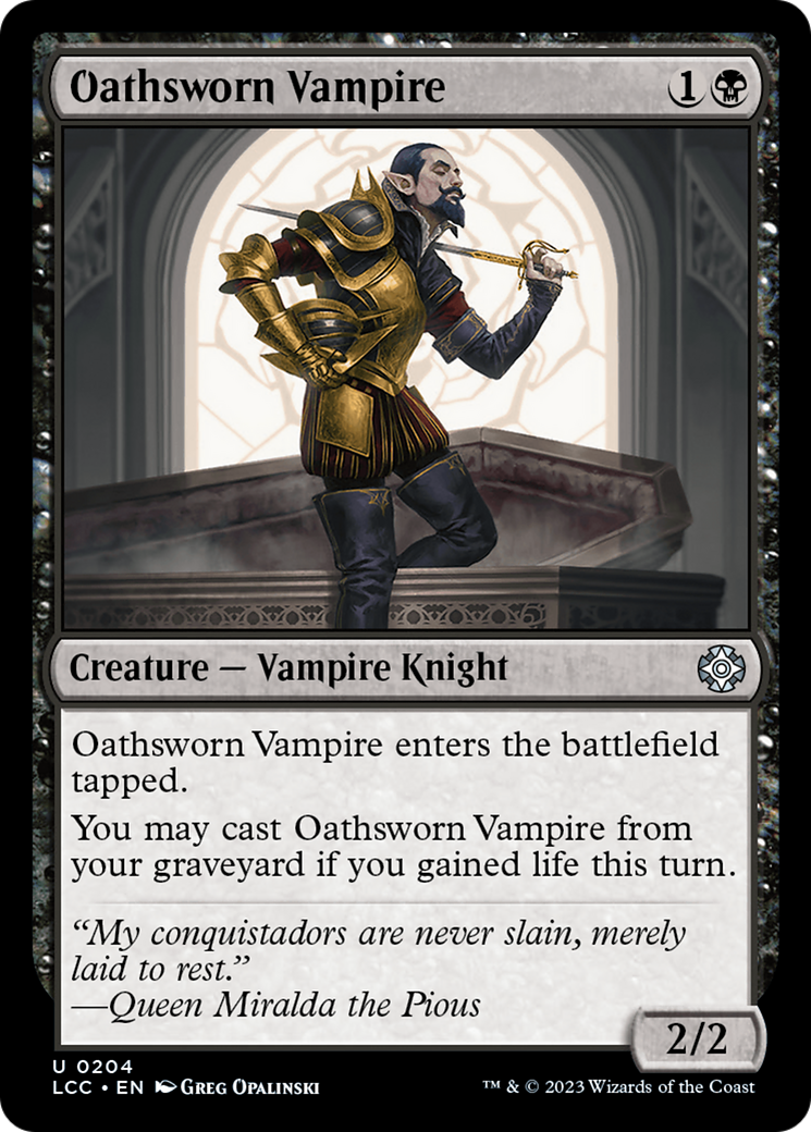 Oathsworn Vampire [The Lost Caverns of Ixalan Commander] | Impulse Games and Hobbies