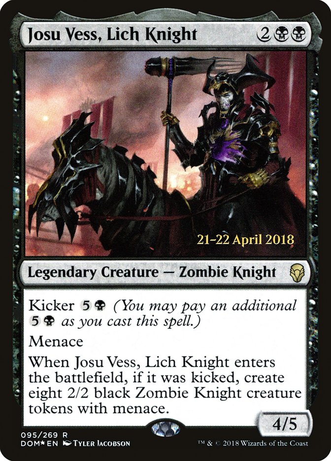 Josu Vess, Lich Knight [Dominaria Prerelease Promos] | Impulse Games and Hobbies