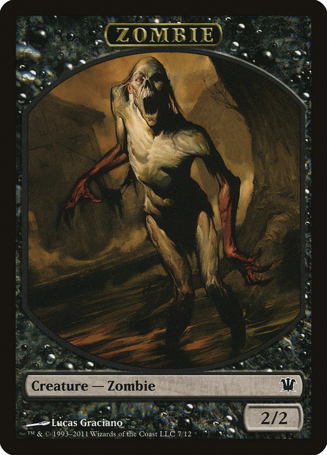 Zombie (7/12) [Innistrad Tokens] | Impulse Games and Hobbies