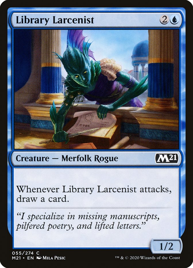 Library Larcenist [Core Set 2021] | Impulse Games and Hobbies