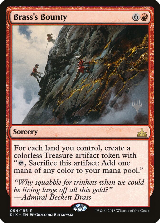 Brass's Bounty (Promo Pack) [Rivals of Ixalan Promos] | Impulse Games and Hobbies