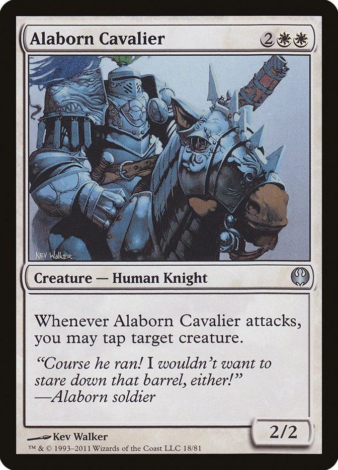 Alaborn Cavalier [Duel Decks: Knights vs. Dragons] | Impulse Games and Hobbies