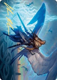 Righteous Valkyrie Art Card (Gold-Stamped Signature) [Kaldheim: Art Series] | Impulse Games and Hobbies
