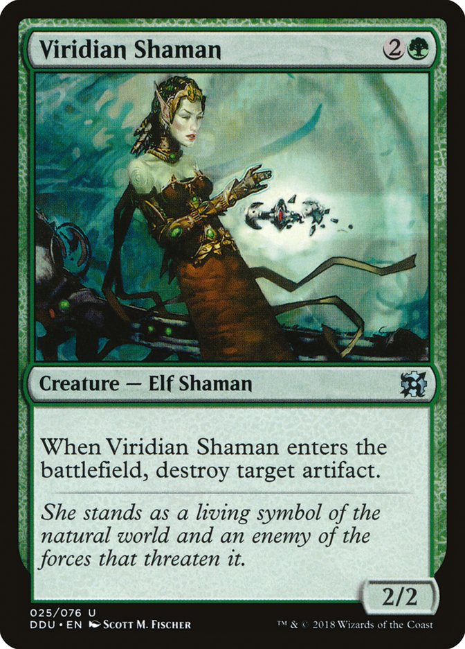 Viridian Shaman [Duel Decks: Elves vs. Inventors] | Impulse Games and Hobbies