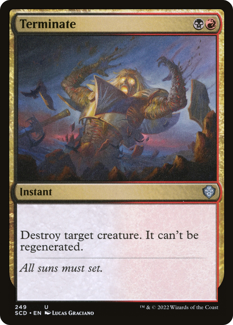 Terminate [Starter Commander Decks] | Impulse Games and Hobbies