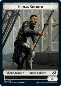 Human Soldier (004) // Zombie Double-sided Token [Commander 2020] | Impulse Games and Hobbies