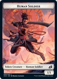 Human Soldier (003) // Zombie Double-sided Token [Commander 2020] | Impulse Games and Hobbies