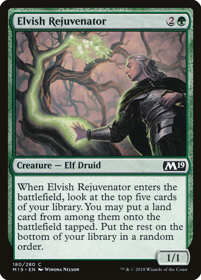 Elvish Rejuvenator [Core Set 2019] | Impulse Games and Hobbies