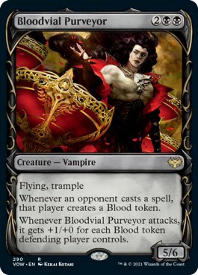 Bloodvial Purveyor (Showcase Fang Frame) [Innistrad: Crimson Vow] | Impulse Games and Hobbies