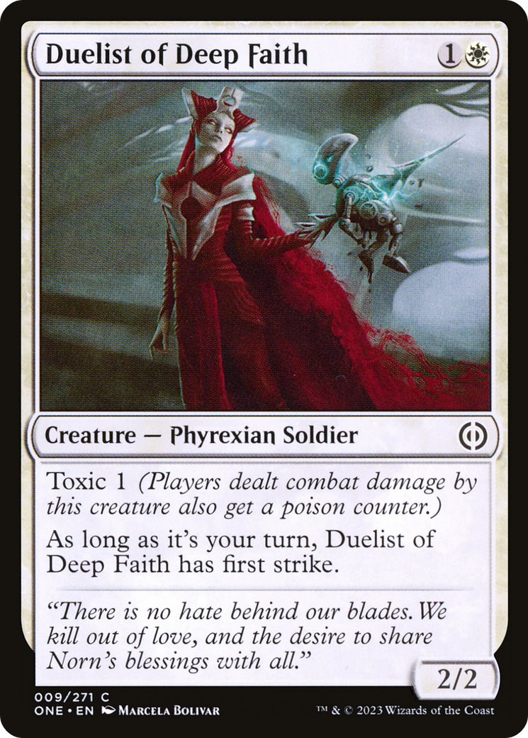 Duelist of Deep Faith [Phyrexia: All Will Be One] | Impulse Games and Hobbies