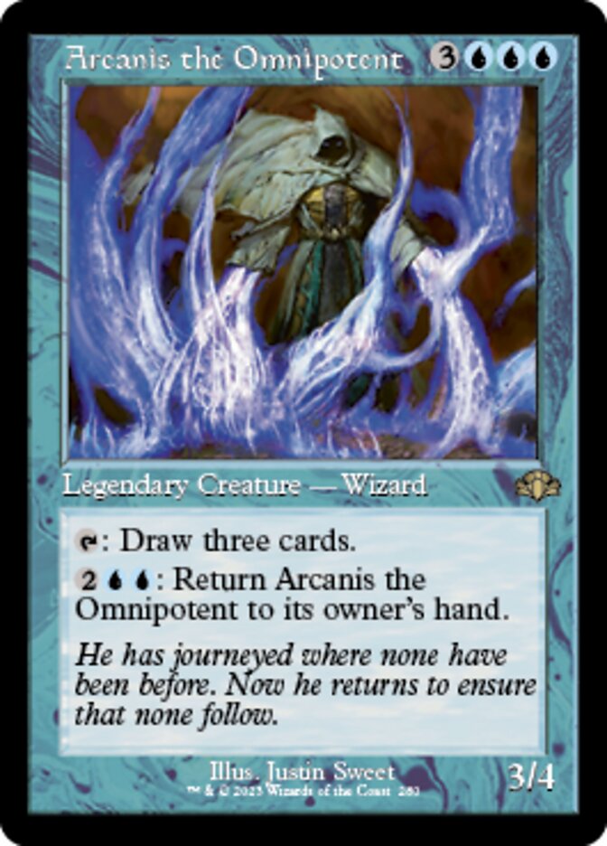Arcanis the Omnipotent (Retro) [Dominaria Remastered] | Impulse Games and Hobbies