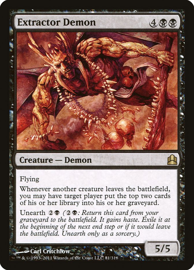 Extractor Demon [Commander 2011] | Impulse Games and Hobbies