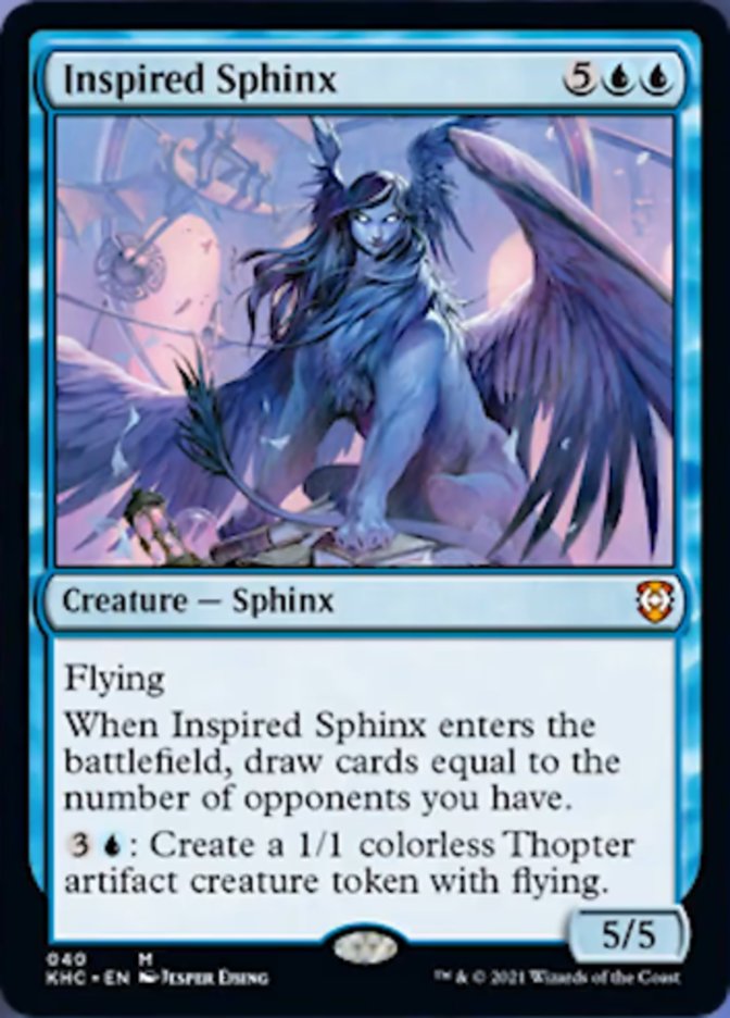 Inspired Sphinx [Kaldheim Commander] | Impulse Games and Hobbies