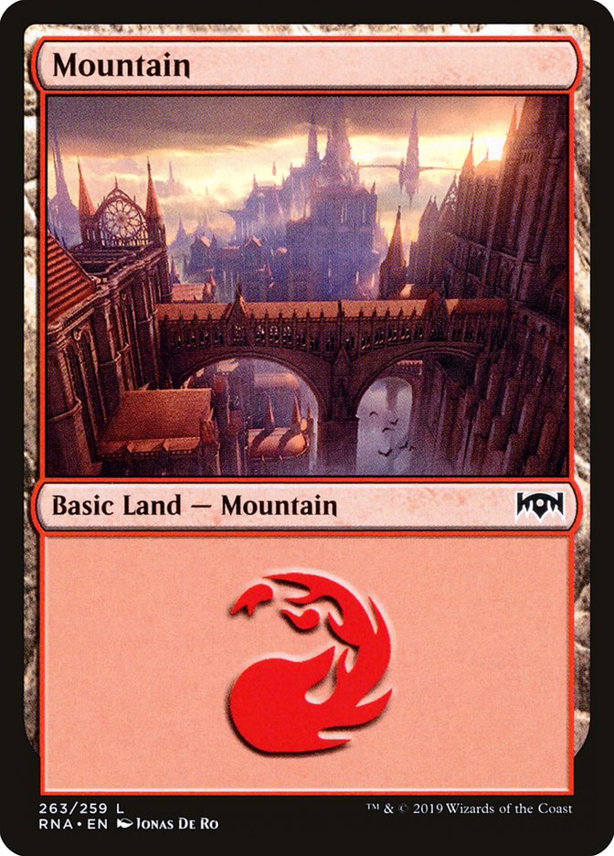 Mountain (263) [Ravnica Allegiance] | Impulse Games and Hobbies