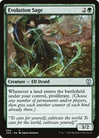 Evolution Sage [Zendikar Rising Commander] | Impulse Games and Hobbies