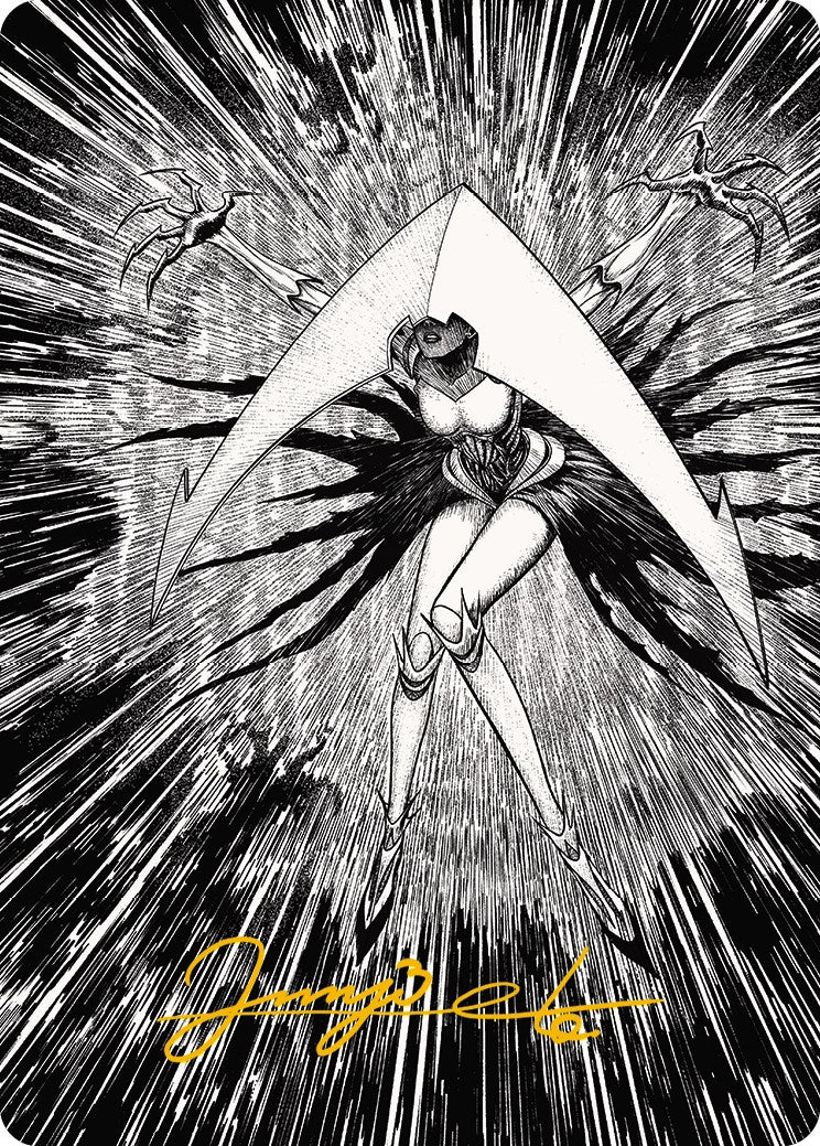 Elesh Norn, Mother of Machines 2 Art Card (Gold-Stamped Signature) [Phyrexia: All Will Be One Art Series] | Impulse Games and Hobbies