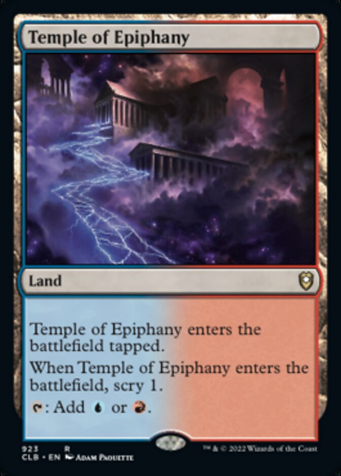 Temple of Epiphany [Commander Legends: Battle for Baldur's Gate] | Impulse Games and Hobbies