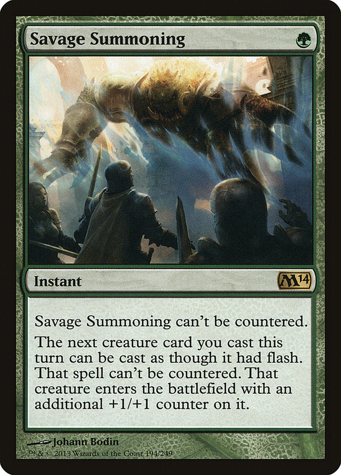 Savage Summoning [Magic 2014] | Impulse Games and Hobbies