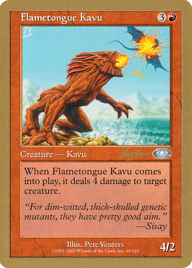 Flametongue Kavu (Sim Han How) [World Championship Decks 2002] | Impulse Games and Hobbies