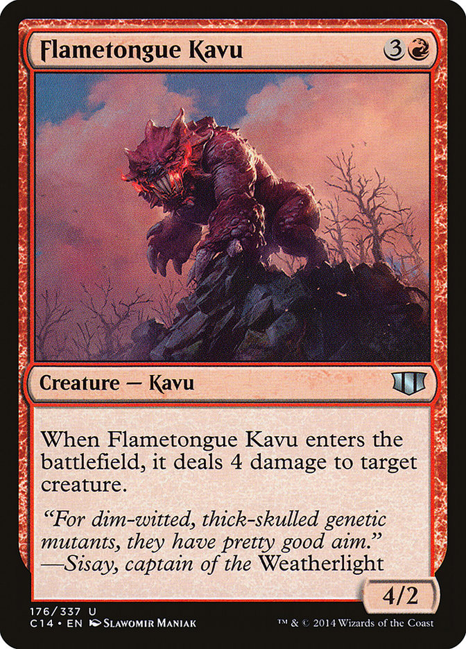 Flametongue Kavu [Commander 2014] | Impulse Games and Hobbies