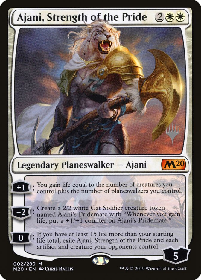 Ajani, Strength of the Pride (Promo Pack) [Core Set 2020 Promos] | Impulse Games and Hobbies