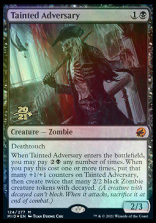 Tainted Adversary [Innistrad: Midnight Hunt Prerelease Promos] | Impulse Games and Hobbies