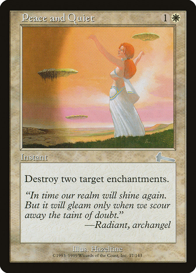 Peace and Quiet [Urza's Legacy] | Impulse Games and Hobbies