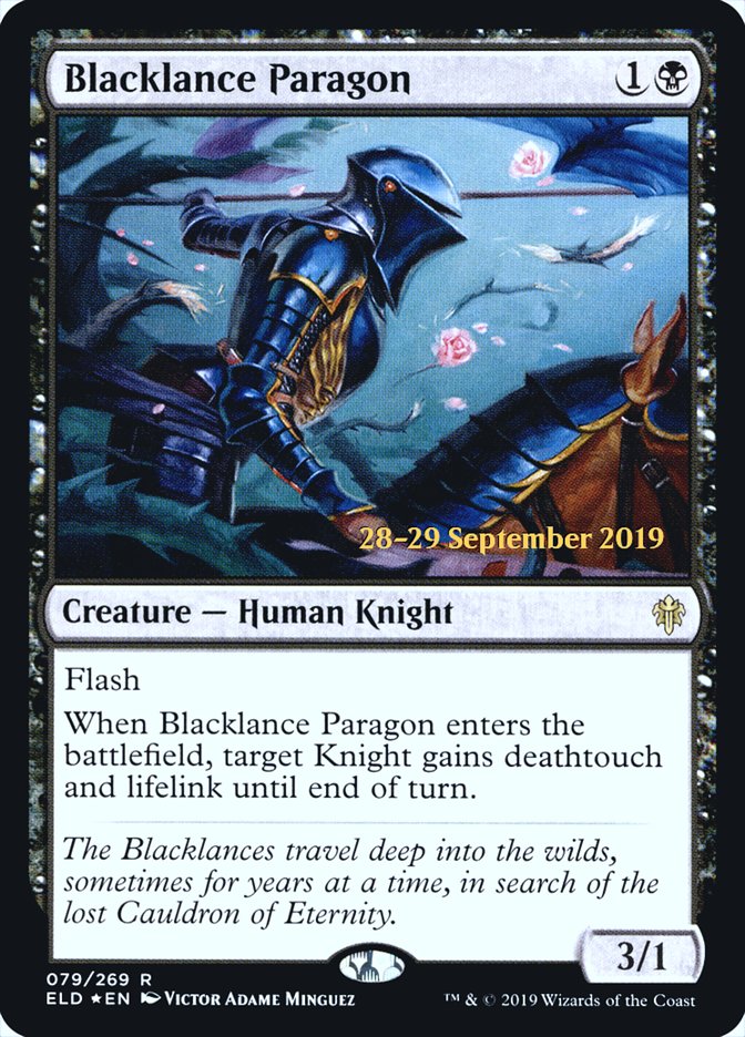 Blacklance Paragon  [Throne of Eldraine Prerelease Promos] | Impulse Games and Hobbies