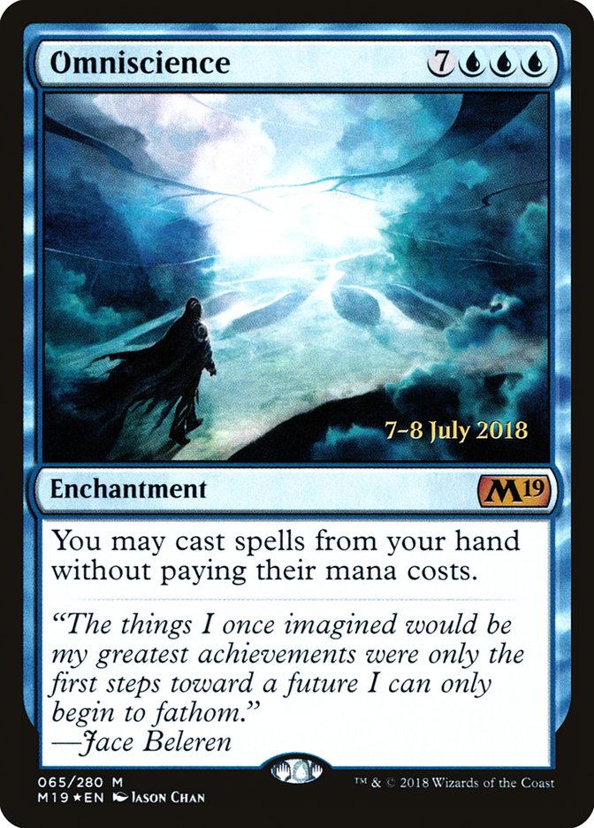 Omniscience [Core Set 2019 Prerelease Promos] | Impulse Games and Hobbies