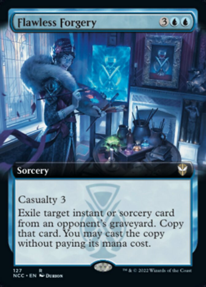 Flawless Forgery (Extended Art) [Streets of New Capenna Commander] | Impulse Games and Hobbies