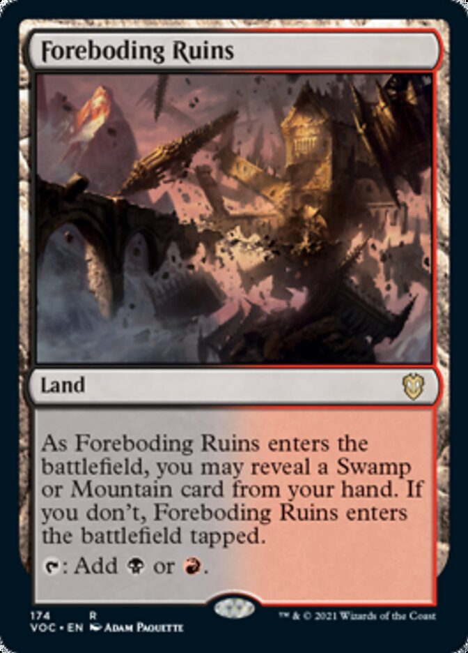 Foreboding Ruins [Innistrad: Crimson Vow Commander] | Impulse Games and Hobbies