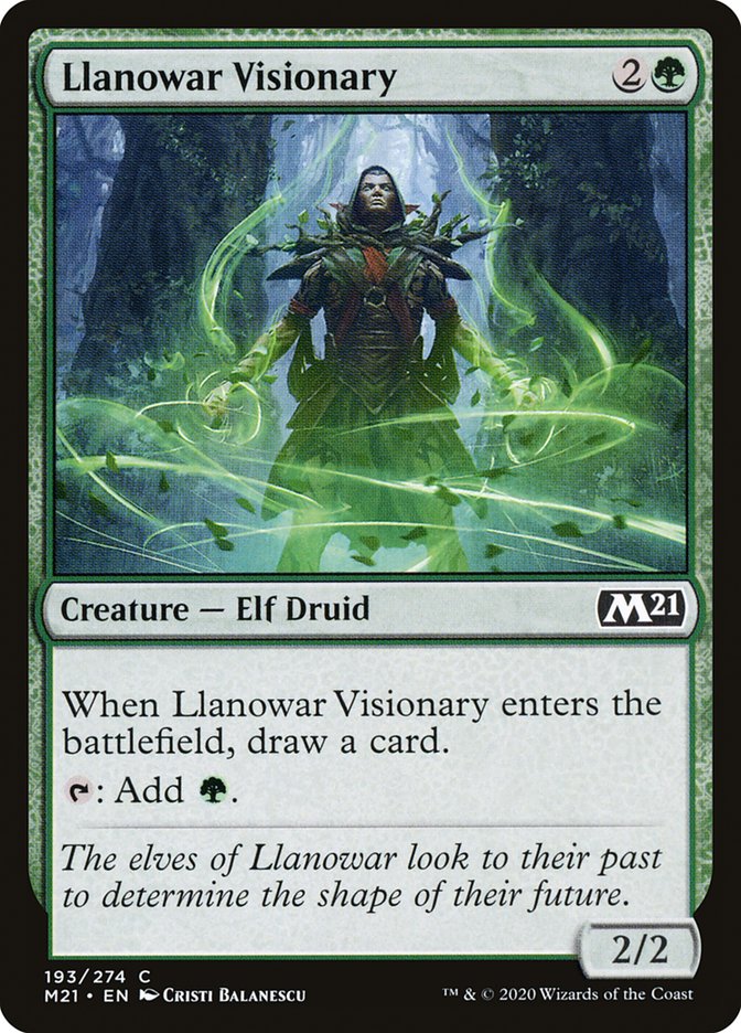 Llanowar Visionary [Core Set 2021] | Impulse Games and Hobbies