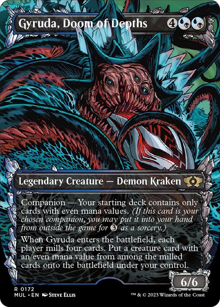 Gyruda, Doom of Depths (Halo Foil) [Multiverse Legends] | Impulse Games and Hobbies