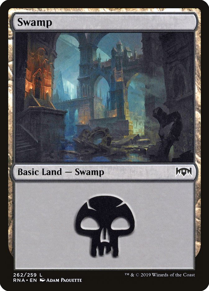 Swamp (262) [Ravnica Allegiance] | Impulse Games and Hobbies