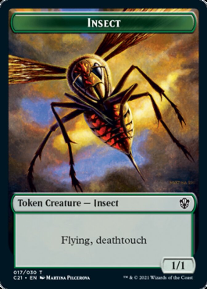 Beast (011) // Insect Token [Commander 2021 Tokens] | Impulse Games and Hobbies