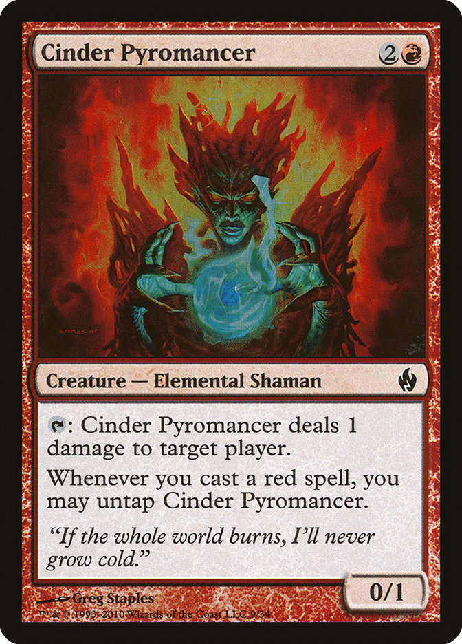 Cinder Pyromancer [Premium Deck Series: Fire and Lightning] | Impulse Games and Hobbies