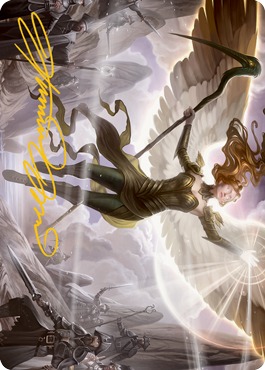 Sigarda's Splendor Art Card (Gold-Stamped Signature) [Innistrad: Midnight Hunt Art Series] | Impulse Games and Hobbies