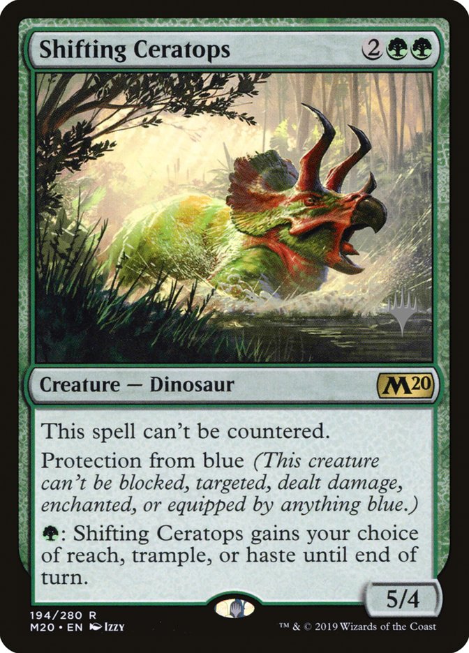 Shifting Ceratops (Promo Pack) [Core Set 2020 Promos] | Impulse Games and Hobbies