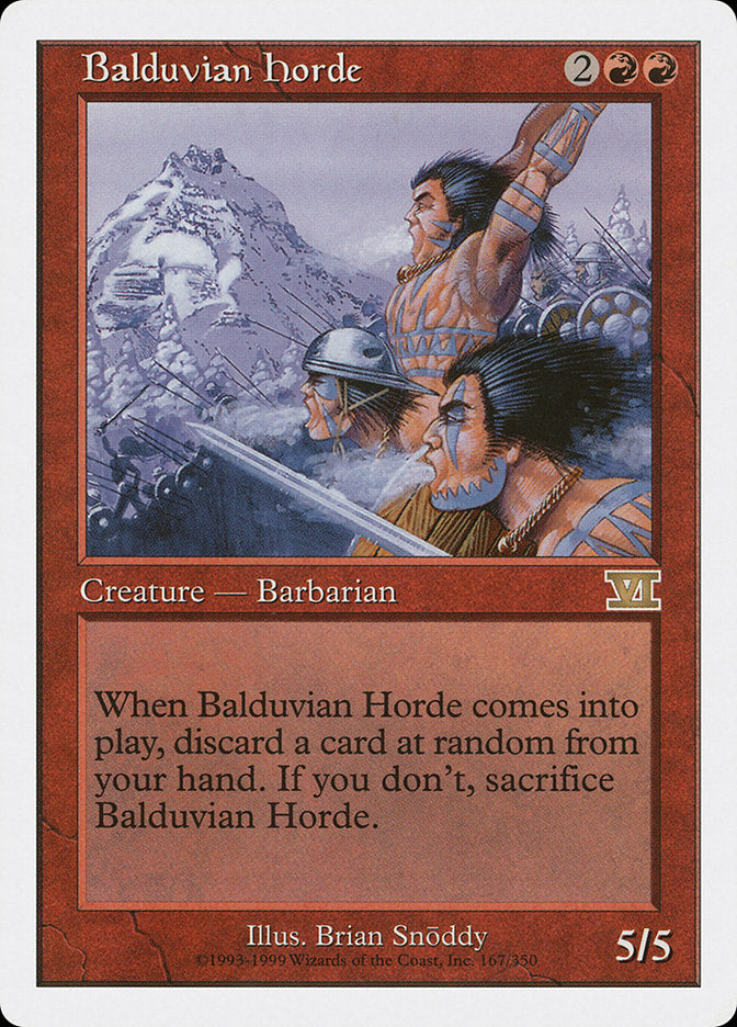 Balduvian Horde [Classic Sixth Edition] | Impulse Games and Hobbies