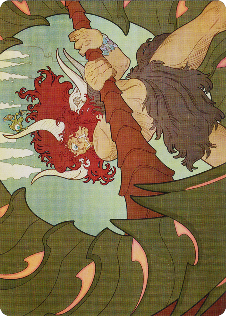 Borborygmos and Fblthp Art Card (57) [March of the Machine Art Series] | Impulse Games and Hobbies