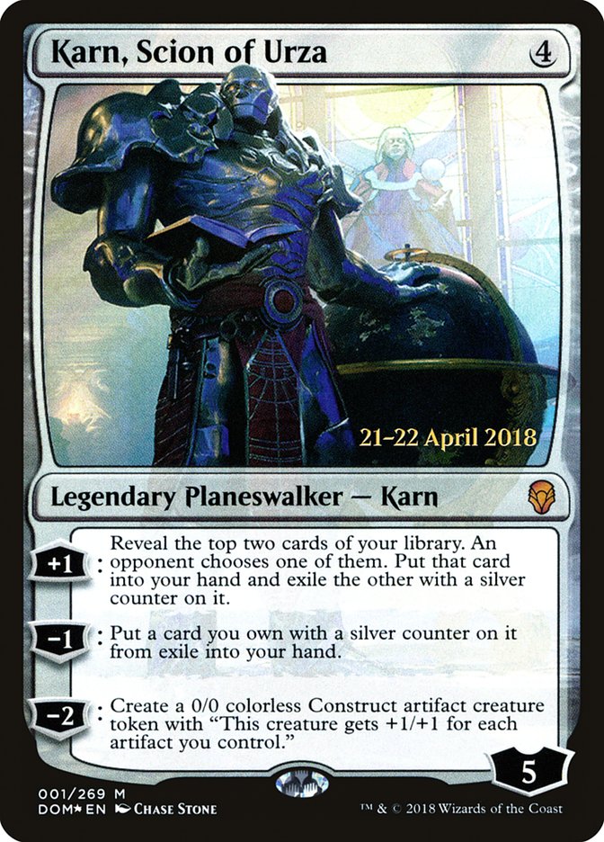 Karn, Scion of Urza [Dominaria Prerelease Promos] | Impulse Games and Hobbies