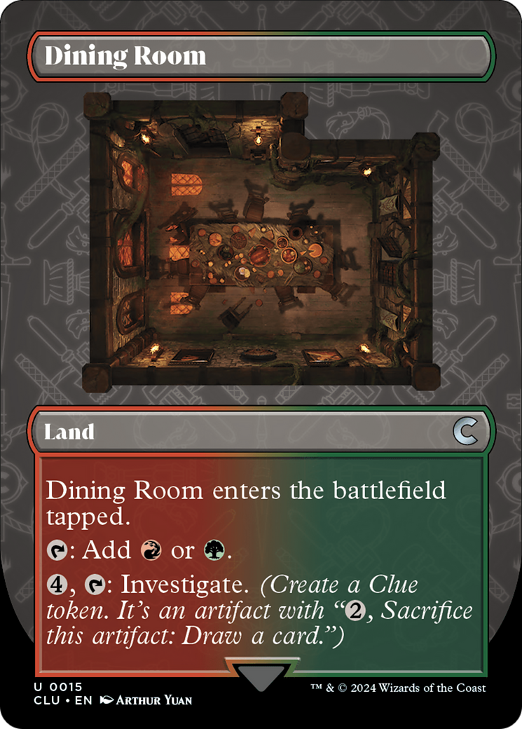 Dining Room (Borderless) [Ravnica: Clue Edition] | Impulse Games and Hobbies