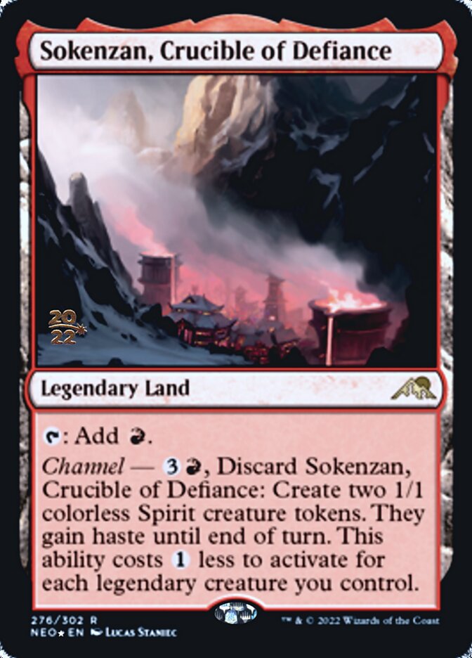 Sokenzan, Crucible of Defiance [Kamigawa: Neon Dynasty Prerelease Promos] | Impulse Games and Hobbies