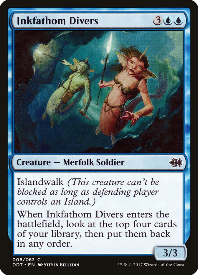 Inkfathom Divers [Duel Decks: Merfolk vs. Goblins] | Impulse Games and Hobbies