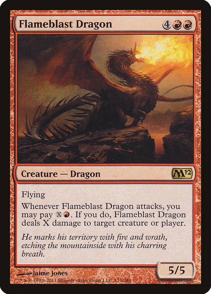 Flameblast Dragon [Magic 2012] | Impulse Games and Hobbies