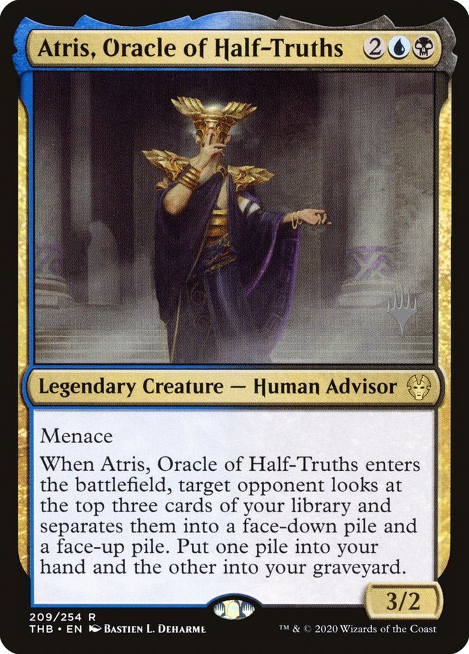 Atris, Oracle of Half-Truths (Promo Pack) [Theros Beyond Death Promos] | Impulse Games and Hobbies