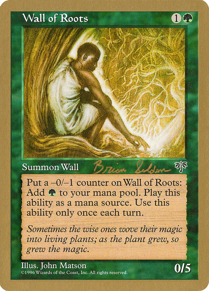 Wall of Roots (Brian Selden) [World Championship Decks 1998] | Impulse Games and Hobbies