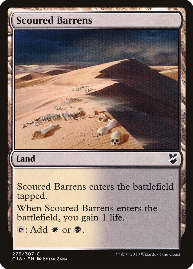 Scoured Barrens [Commander 2018] | Impulse Games and Hobbies