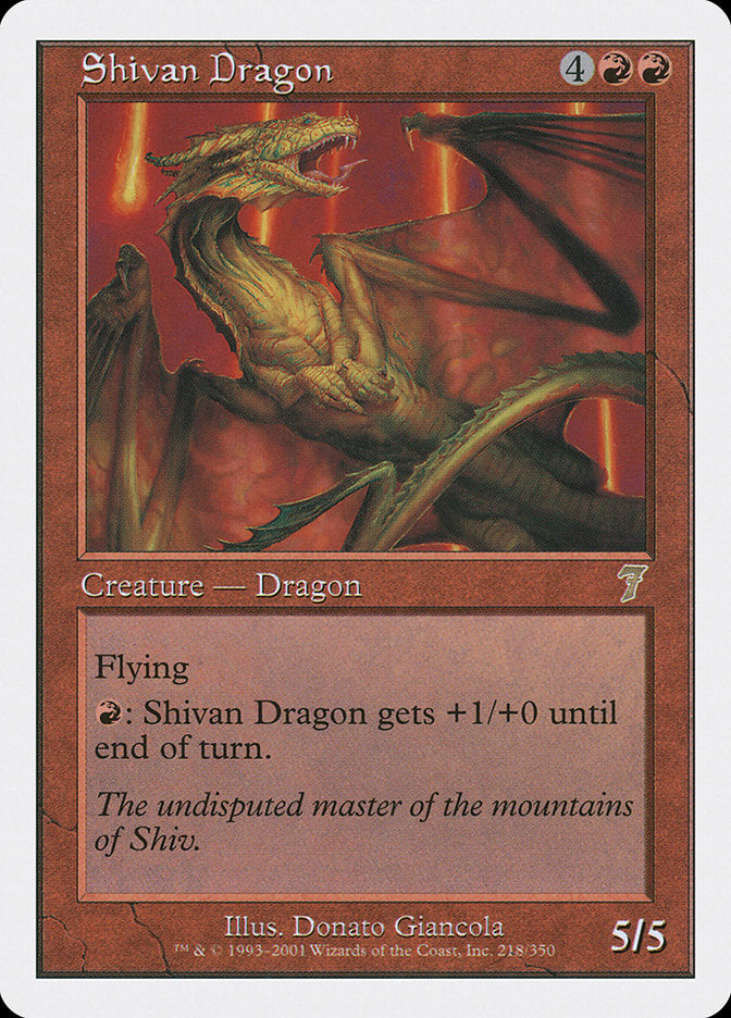 Shivan Dragon [Seventh Edition] | Impulse Games and Hobbies